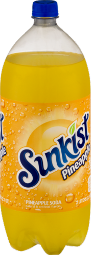 Sunkist Pineapple Soda Perspective: left