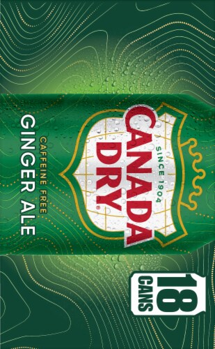 Canada Dry® Ginger Ale Soda Cans Perspective: left