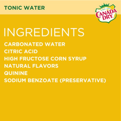 Canada Dry® Tonic Water Perspective: left
