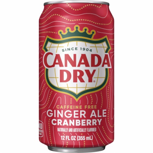 Canada Dry® Caffeine Free Cranberry Ginger Ale Soda Cans