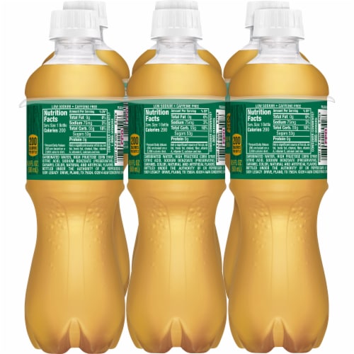 Vernors Ginger Ale Soda Bottles Perspective: left