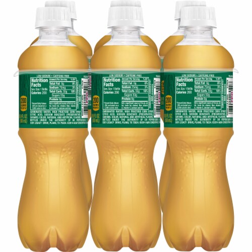 Vernors Ginger Ale Soda Bottles Perspective: left