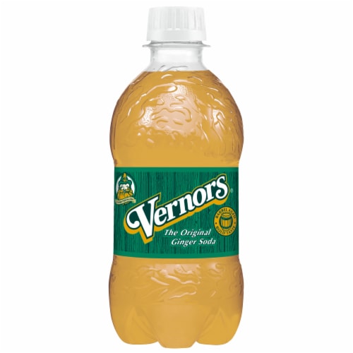 Vernors Ginger Soda Bottles Perspective: left