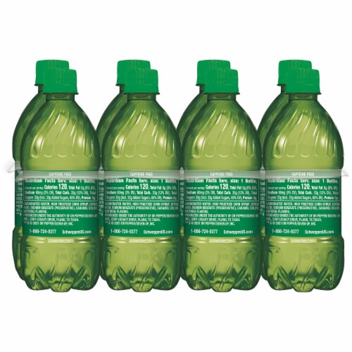 Schweppes Ginger Ale Soda Bottles Perspective: left