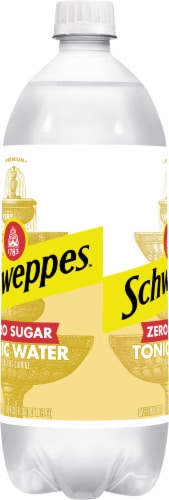 Schweppes Zero Sugar Tonic Water Perspective: left