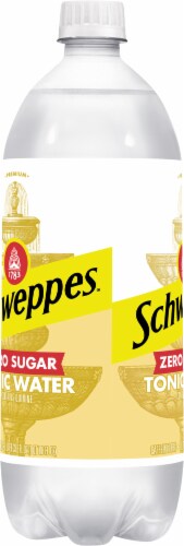 Schweppes Zero Sugar Tonic Water Perspective: left