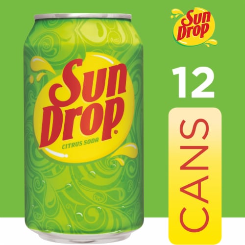 Sun Drop® Citrus Soda Cans Perspective: left