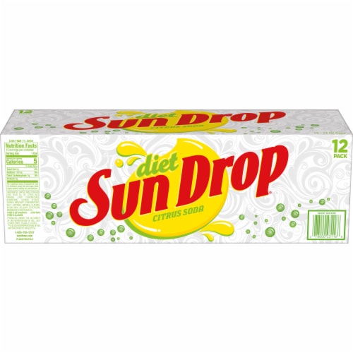 Sun Drop® Diet Citrus Soda Pack Perspective: left