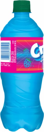 Crush® Back To The 80's Electric Blue Razz Soda Perspective: left