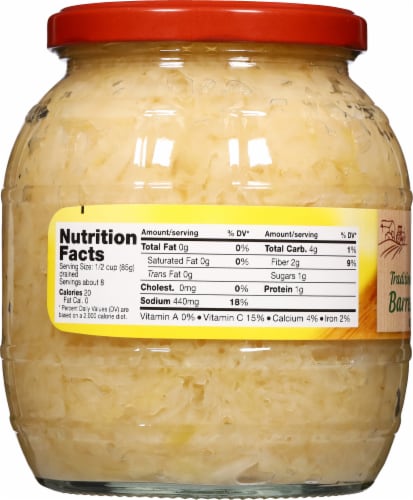 Kuhne Barrel Sauerkraut Perspective: left