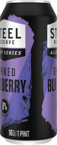 Steel Reserve Blackberry Alloy Series® Flavored Malt Beverage Perspective: left