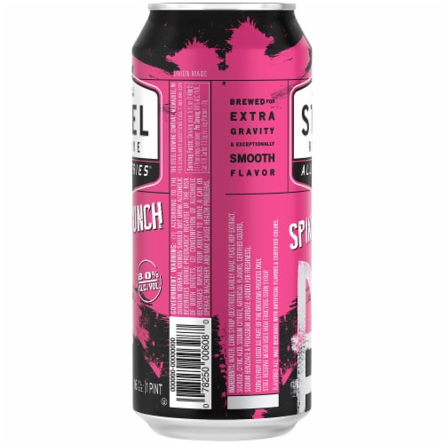 Steel Reserve Alloy Series Spiked Punch Flavored Malt Beverage Perspective: left