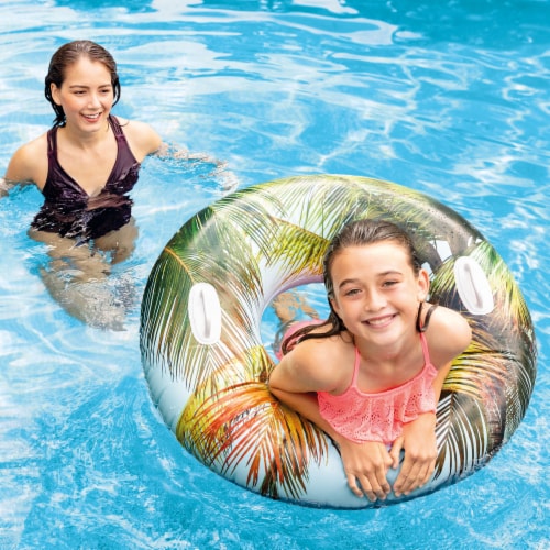 intex tube with handles