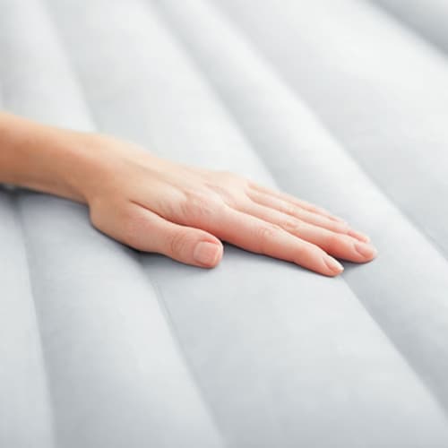 Intex® Comfort-Plush Air Bed Queen with Fiber-Tech Air Pump Perspective: left