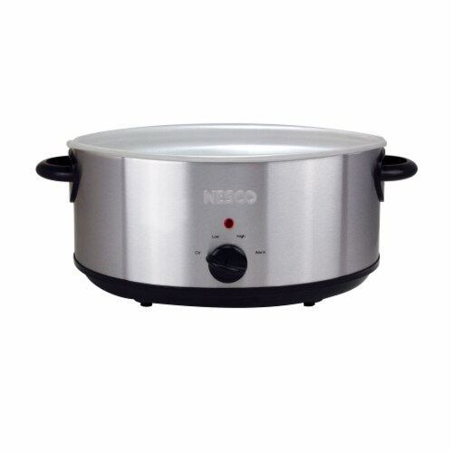 Nesco Stainless Steel Analog Slow Cooker Perspective: left