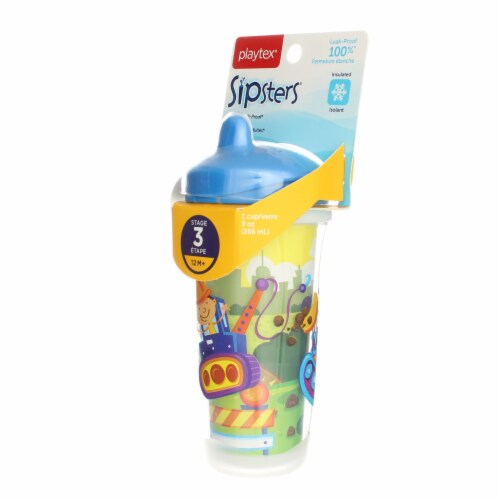 Playtex Sipsters Stage 3 Insulated Spill-Proof Straw Cup, 9 oz - Kroger