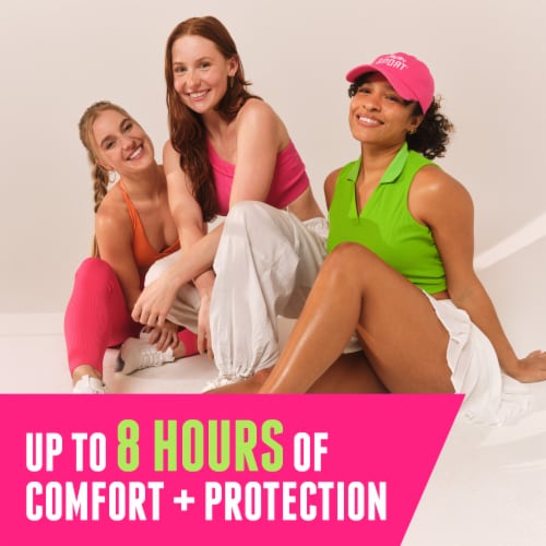 Playtex Sport Super Unscented Tampons Perspective: left