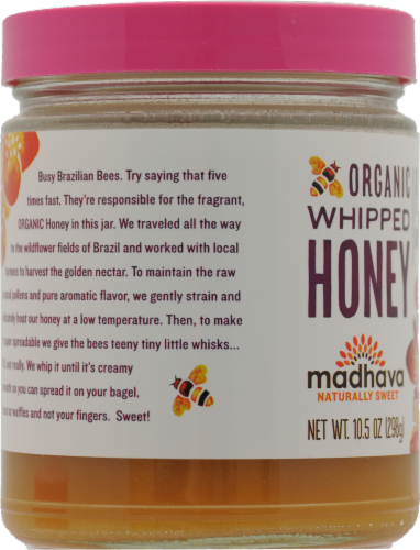 Madhava Organic Whipped Honey Perspective: left