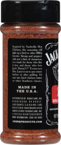Jack Daniel's® Old No. 7 Brand Fire BBQ Seasoning Perspective: left
