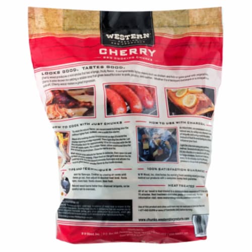 Western® Cherry BBQ Cooking Chunks Perspective: left