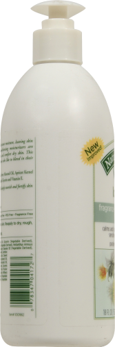Nature's Gate Organics Fragrance Free Skin Lotion Perspective: left