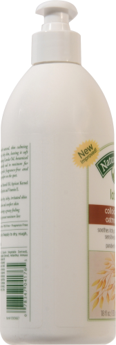 Nature's Gate Oatmeal Lotion Perspective: left