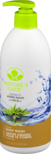 Nature's Gate Hemp Body Wash Perspective: left