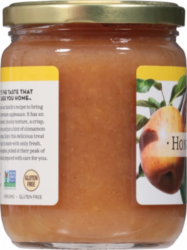 High J Orchards Honeycrisp Applesauce Perspective: left
