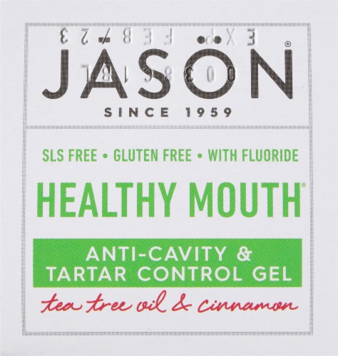 JASON HEALTHY MOUTH FLUORIDE GEL W/COQ10 Perspective: left