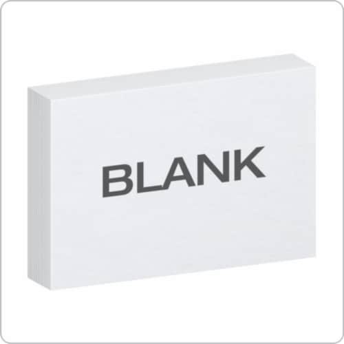 Oxford® Blank Index Cards - White Perspective: left