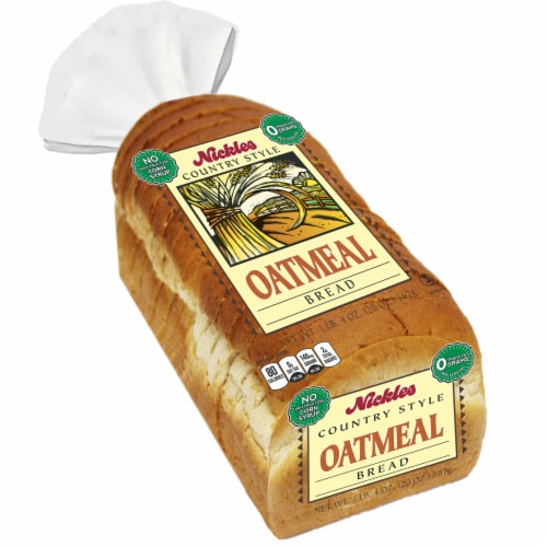 Nickles Country Style Split Top Oatmeal Bread Perspective: left