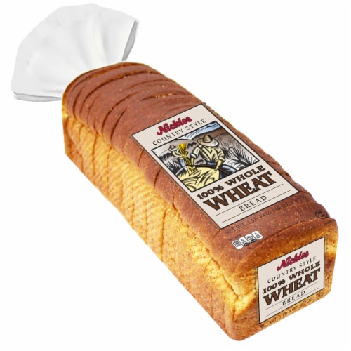 Nickles Country Style 100% Whole Wheat Bread Perspective: left