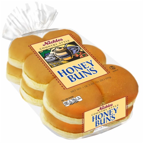 Nickles Country Style Honey Hamburger Buns Perspective: left