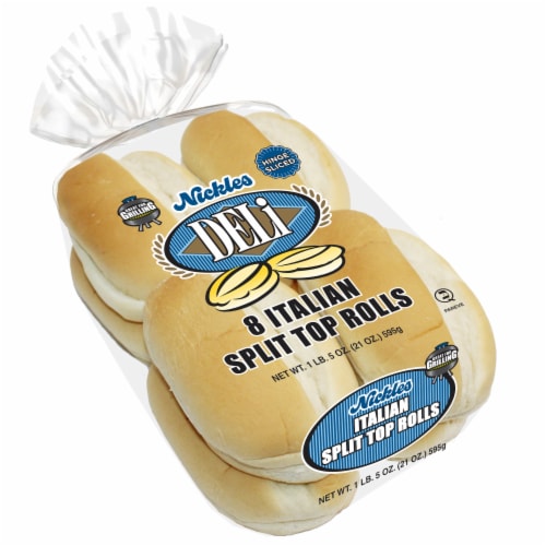 Nickles Deli Italian Split Top Rolls Perspective: left
