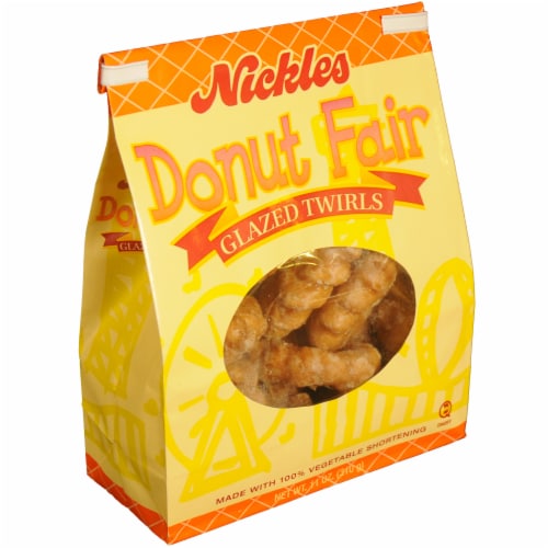 Nickles Donut Fair Glazed Twirls Perspective: left