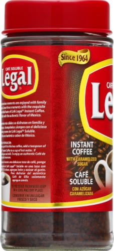 Cafe Legal® Instant Coffee Perspective: left