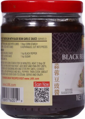 Lee Kum Kee Black Bean Garlic Sauce Perspective: left