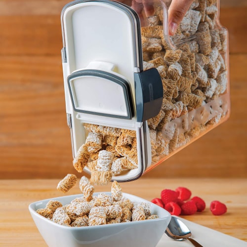 Progressive Large Plastic Cereal Keeper Container Perspective: left