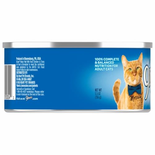 9Lives® Chicken & Tuna Dinner Wet Cat Food Perspective: left