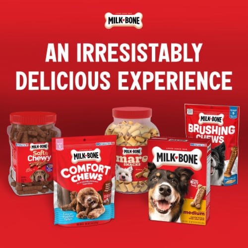 Milk-Bone Good Morning Daily Vitamin Treats Healthy Joints Perspective: left