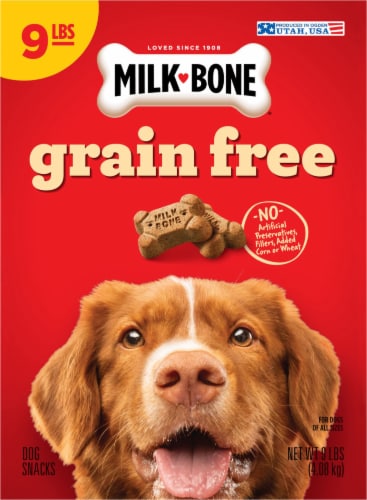Milk-Bone® Grain-Free Small Biscuit Dog Treats Perspective: left