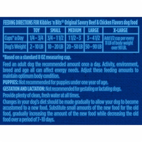 Kibbles 'n Bits® Original Beef & Chicken Dry Dog Food Perspective: left
