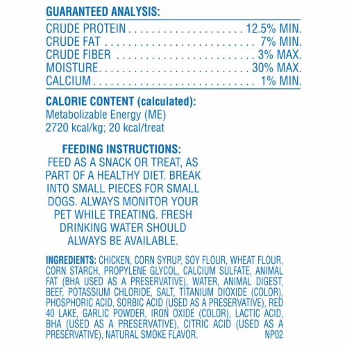 Canine Carry Outs Beef Flavor Dog Treats Perspective: left