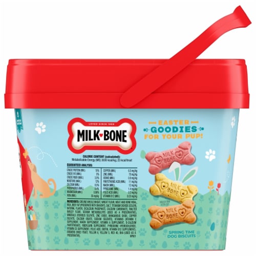 Milk-Bone Small Sized Dog Biscuits Treatster Basket Perspective: left