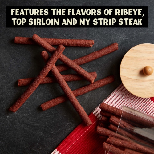 Pup-Peroni Triple Steak Flavor Dog Treats Perspective: left