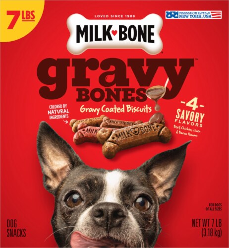 Milk-Bone® Gravy Bone Medium Dog Treats Perspective: left