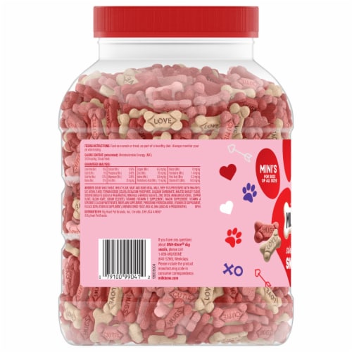 Milk-Bone® Valentines Sweetheart Dog Treats Perspective: left