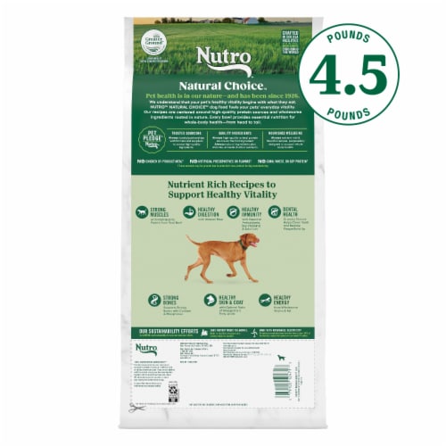Nutro beef dog food top