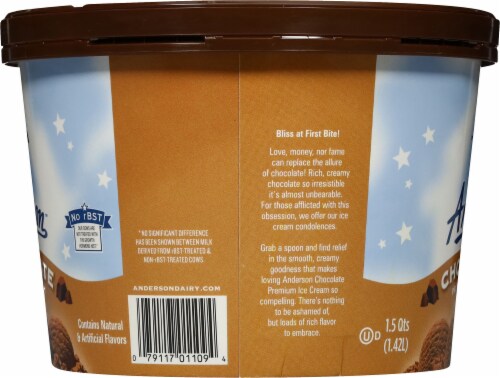 Anderson Dairy™ Premium Mint Chocolate Chunk Ice Cream Perspective: left