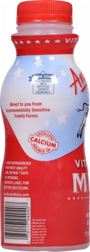 Anderson Dairy Vitamin D Whole Milk Perspective: left
